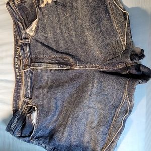HIGH WAISTED AE JEAN SHORTS